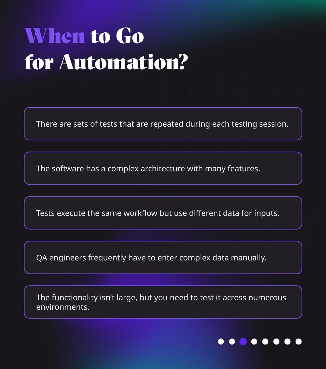 QAMadness's tweet image. Don&apos;t miss out on the chance to optimize your platform and gain a competitive edge in the market. 🌟

Open the cards below to explore the benefits and common cases of #QAautomation implementation for taxi &amp;amp; delivery apps! 

#qamadness #softwaretesting #qa #logistics