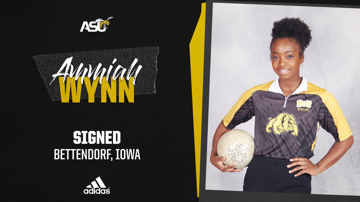 Welcome to Hornet Nation! Ammiah Wynn (<a href="/AmmiahW/">Ammiah Wynn</a>) signs with <a href="/BamaStateBowl/">ASU Bowling</a>!

✅ 23 Iowa Bowler of the Year
✅ 2x All-Iowa First-Team
✅ 3x Team MVP
✅ 2x Sub State Champion
✅ 2x All-Conference
✅ ASU Hornet

#IAMSWAC | #SWARMAS1 
#RYSASU
