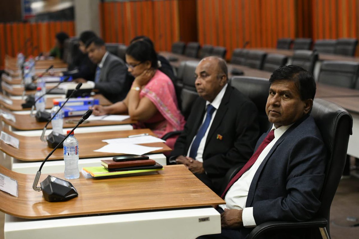 During the meeting, Minister Sabry briefed Minister Pandor on developments in Sri Lanka relating to the country’s nation-building and reconciliation programme, and the objectives of undertaking this study tour.

#SASriLankaRelations🇿🇦🇱🇰

📷 Jacoline Schooness/DIRCO