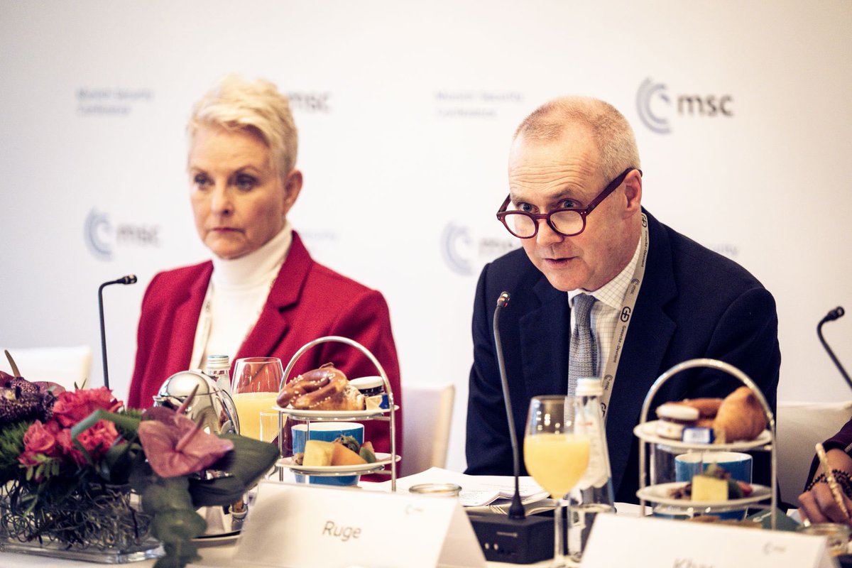 As the 1st UN Water Conference in decades gets underway, we think back to our MSC Roundtable on #Water & #Security a month ago in Munich (with great speakers including Amb. Cindy McCain and Minister Hina Khar). We're hoping to see real progress out of New York! @UN_Water