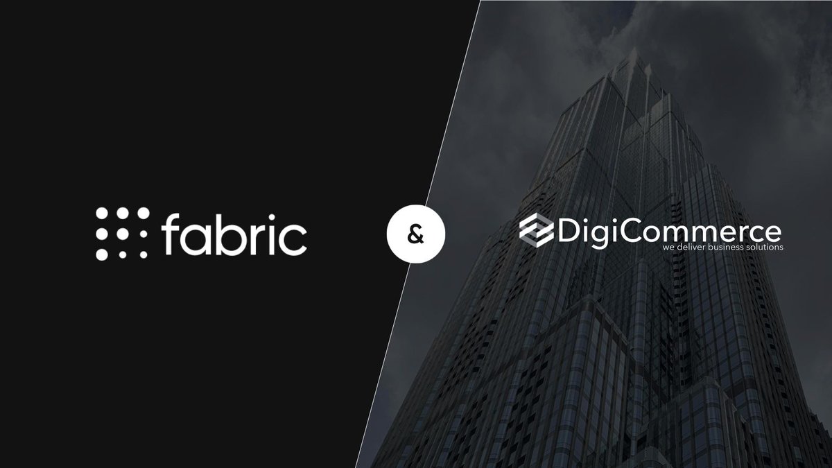 fabric is thrilled to announce its partnership with @DigiCommercegrp! Together fabric and DigiCommerce are offering a pre-composed API-first commerce solution for faster time to value, enhanced capabilities and #headlessarchitecture. We look forward to our continued partnership!