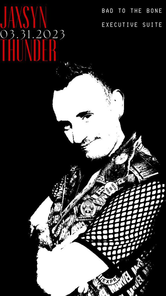 And for an announcement: I am THRILLED to announce I’ll be making my debut as a Drag King at the upcoming Bark Nite on March 31st! Going live as Jaxsyn Thunder is a longtime dream come true and i hope you’ll come to <a href="/suite_executive/">Executive Suite</a> to check it out!