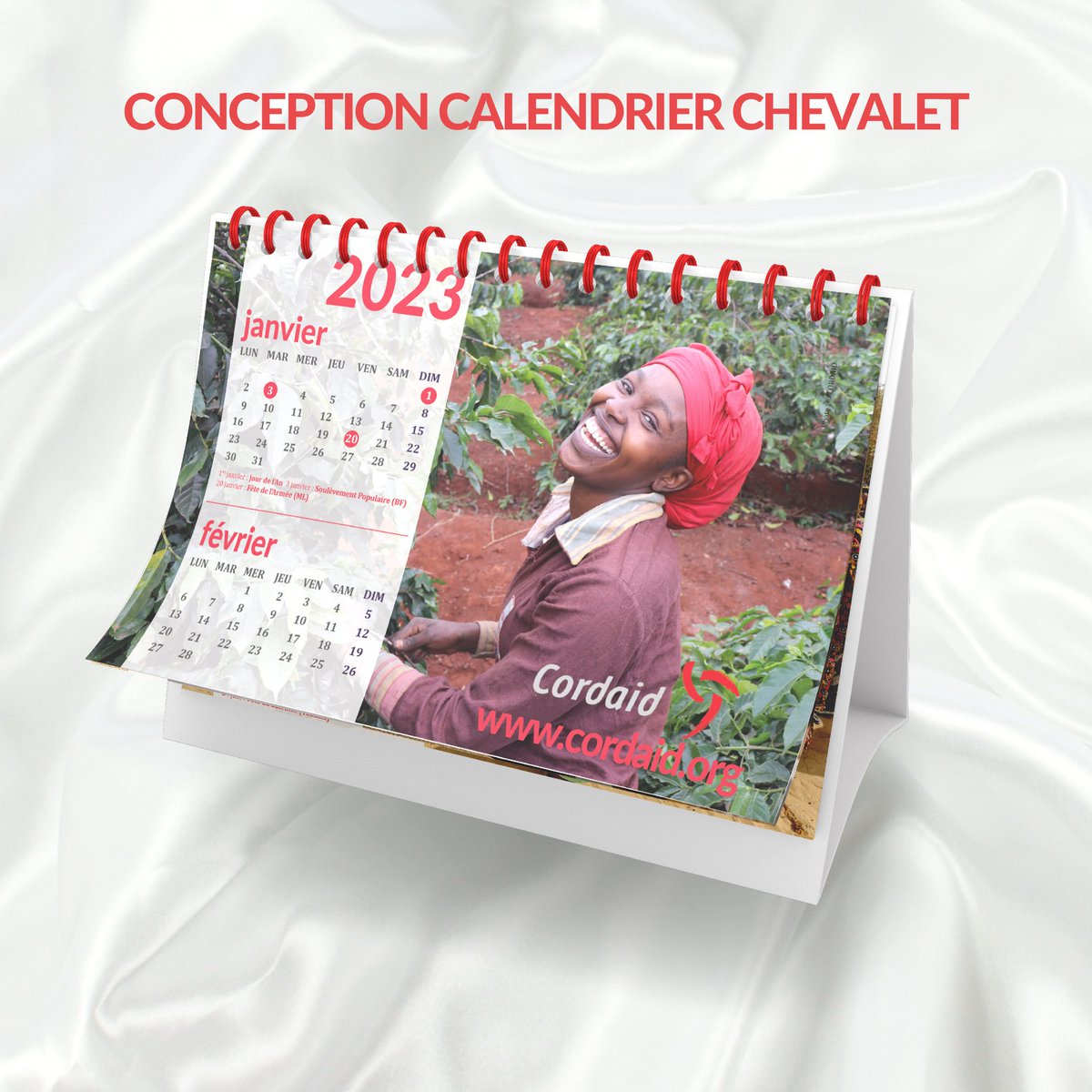 FoloDigital_C's tweet photo. Réalisation d’un calendrier chevalet pour Cordaid 

Confiez-nous la confection de vos supports de communication et concentrez-vous sur votre cœur de métier

📞44 42 12 73 / 90 04 79 58 
📩contact@folodigitalconsulting.com 

#FoloDigitalConsulting #Calendrier #DesignGraphique https://t.co/aQCnAIk17l