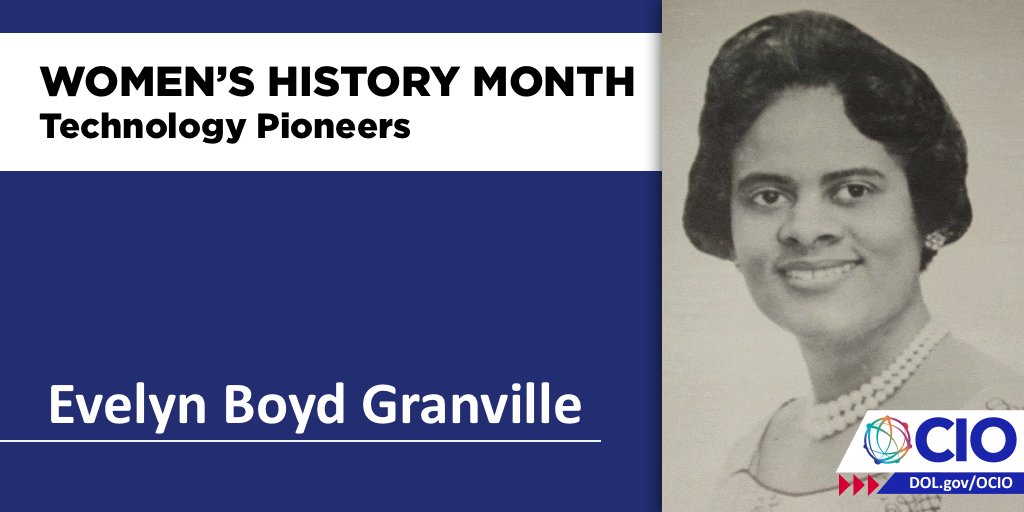 OCIO_DOL's tweet image. #DYK: Evelyn Boyd Granville was one of the first black women to earn a Ph.D. in mathematics. She went on to become an early #ComputerProgrammer and later contributed to the success of @NASA's Apollo space program. #WHM