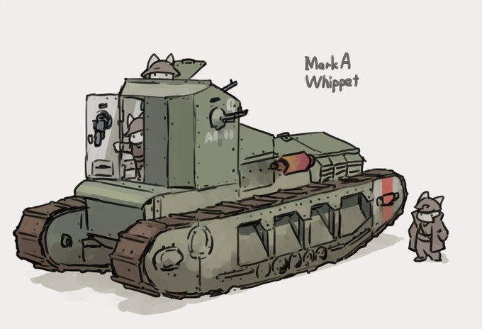 「猫 戦車」のTwitter画像/イラスト(新着)