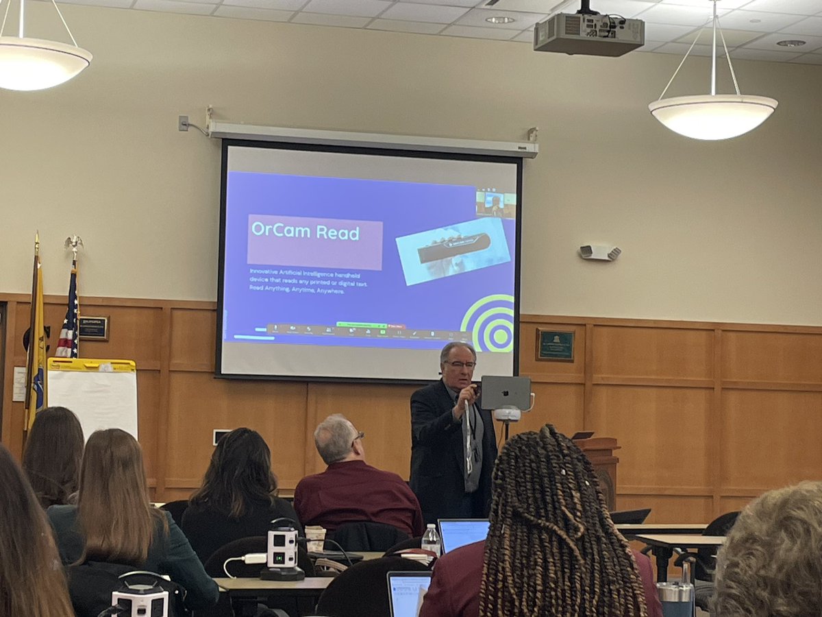 Sharing life-changing tech today at Innovations in Special Education Technology Conference NJAPSA &amp; NJPSA/FEA  with <a href="/assistivetek/">Brian S. Friedlander</a>