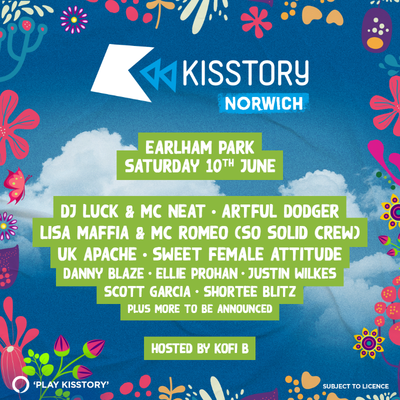 playkissuk's tweet photo. Love your Old Skool? We got you!

#KISSTORY dates for your diary: 

💦 30th Apr - NAO Pool Club opening 
🌞 9th May - @obeachibiza opening 
⏪ 10th Jun - KISSTORY Norwich 
🙌 17th Jun - KISSTORY Bristol 
🎪 29th Jul - KISSTORY on Blackheath