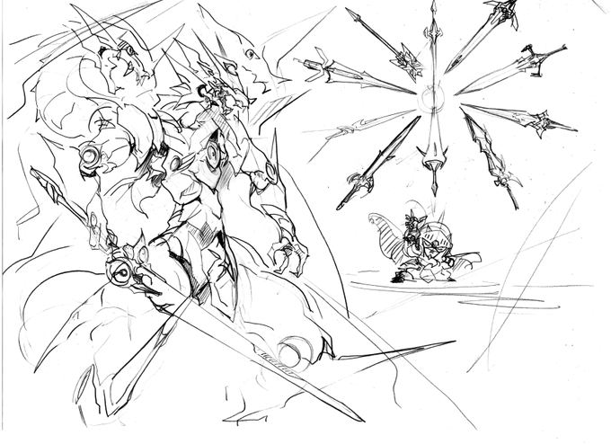 ここまで描いてしょうきにもどった 