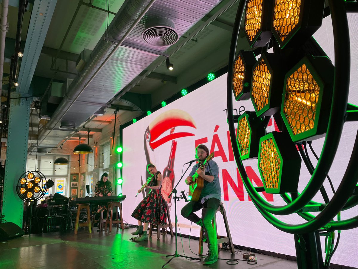 High_Res_'s tweet image. Once a year, the home of the black stuff goes green. 
Our Lighting Designer, Mark Galione, oversaw the addition of extra lighting to #GuinnessStorehouse to enhance visitor experience during the 4 day Patricks Day festival at @homeofguinness! 
Thanks @jbeireland for involving us