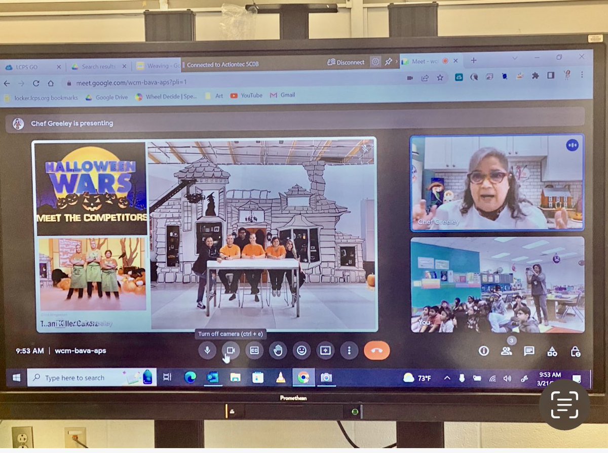 olisanc's tweet photo. Thank you Vanessa Greeley, pastry chef &amp; sugar artist for sharing with our 3rd grade students about your amazing sculpture cake designs.  @RRD_LCPS @LCPSVisualArts @Youthartmonth @NicoleMak11 https://t.co/3DtQXZ7QOd