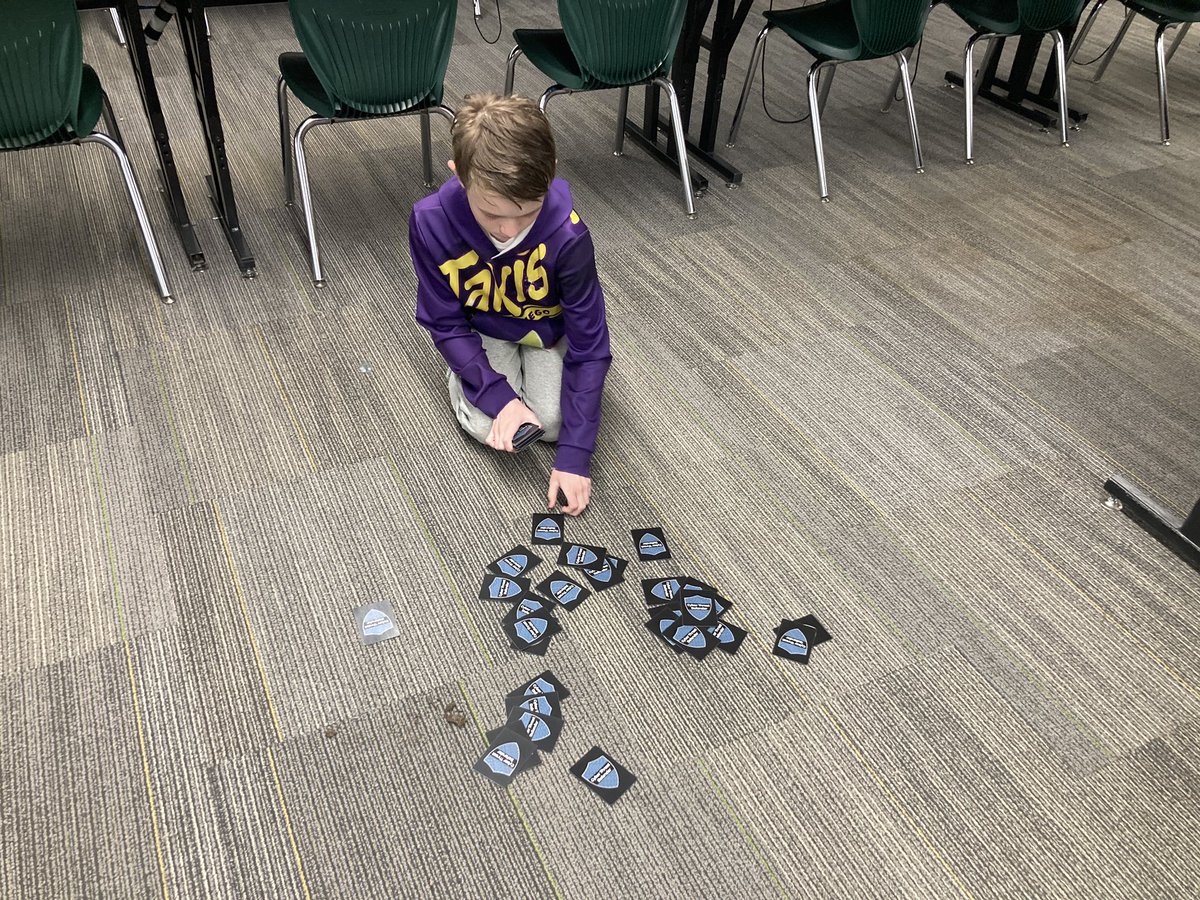 EvergreenJunior's tweet image. Breakfast coding club broke out the new classroom set of #cynerthreatdefender starter packs!  Students had fun playing the game while learning about #cynersecurity.  @ciascybersec @UTSA