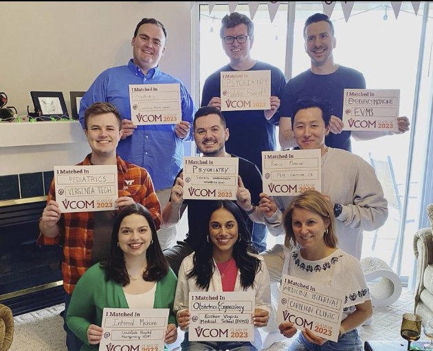 vcomvirginia's tweet photo. Last week, VCOM-Virginia's Class of 2023 had a 100% match rate for Match Day, and we couldn't be more proud! #VCOM101 #VCOMProud #matchday #VCOMVirginia https://t.co/Rpqh7Uqc1C