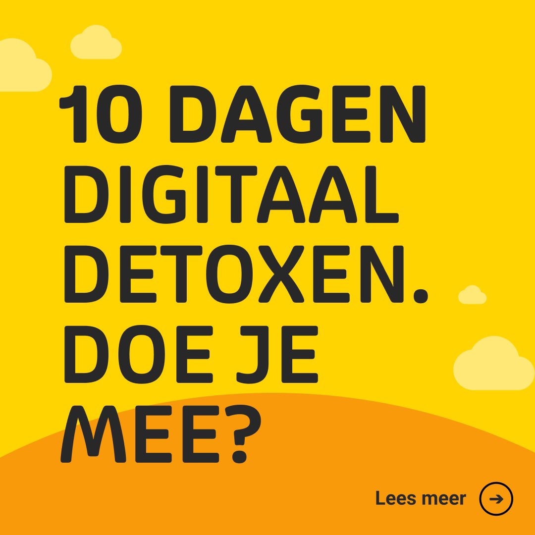 10DDDC's tweet photo. Ga de 10 days digitale detox challenge aan om een balans te creëren in een wereld die steeds afhankelijker wordt van technologie! Dus ga je de challenge met jezelf aan om digitaal te detoxen?

Schrijf je in via https://t.co/kDJhziREew

#10dddc #digitalefitheid #challenge https://t.co/GhDyF8Z7jW