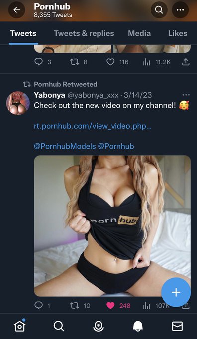 It's a beautiful day) Segleday's official Pornhub Twitter account subscribed to me and reposted my posts)