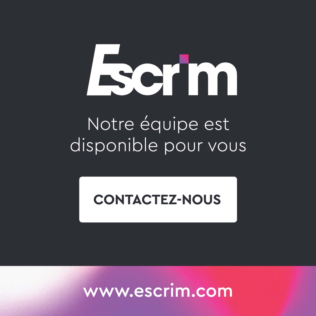 Merci aux membres du réseau Escrim pour leur présence et à nos partenaires pour leur soutien.💜