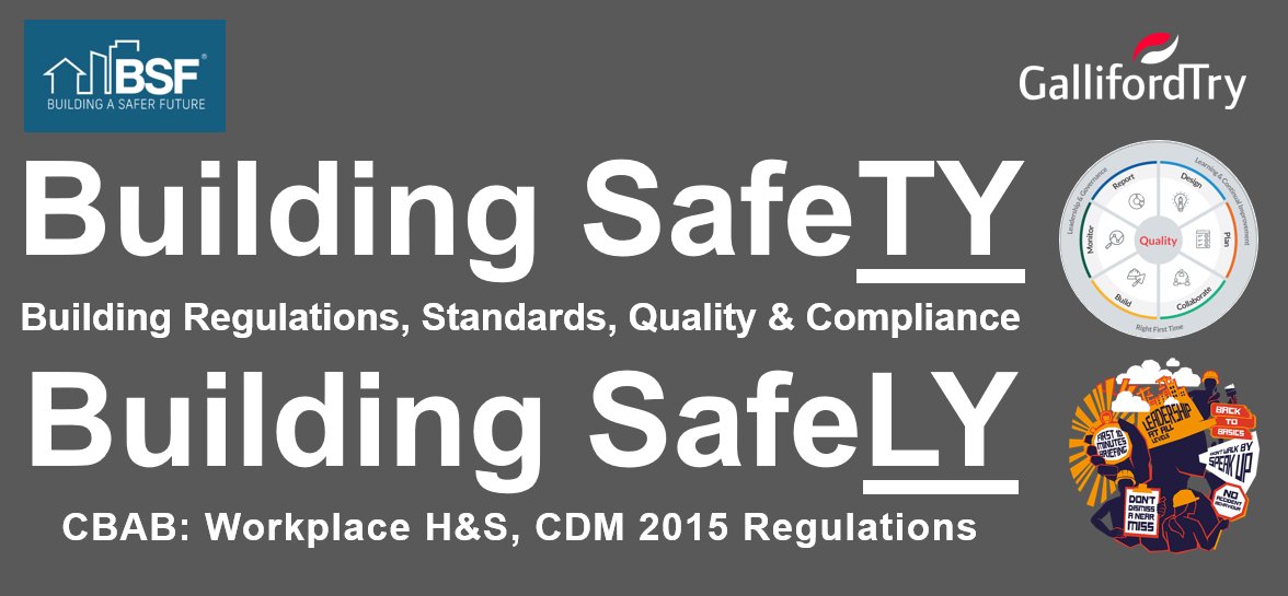 Looking forward to attending on behalf of @gallifordtry  & @morrisonbuilds at the Leading Building Safety Conference tomorrow & being part of the @BSFCharter Charter Tier1 Session #BuildingSafeTY & #BuildingSafeLY constructionsummits.com/#Agenda