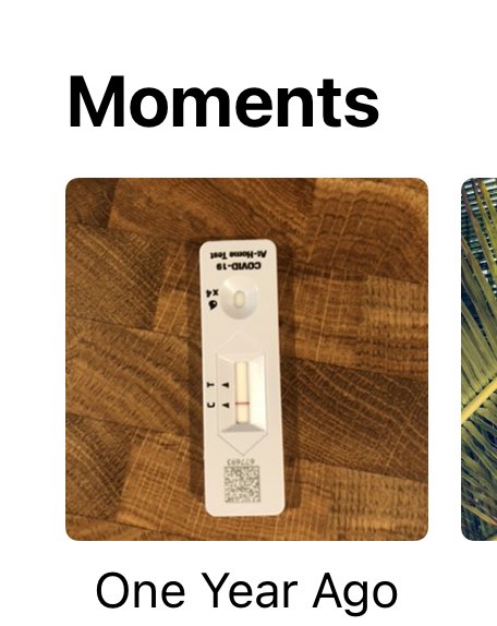 If anyone at Apple is seeing this: please adjust the "Moments" algorithm in Photos so that it doesn't show you pics like this (though hey, at least it was negative)