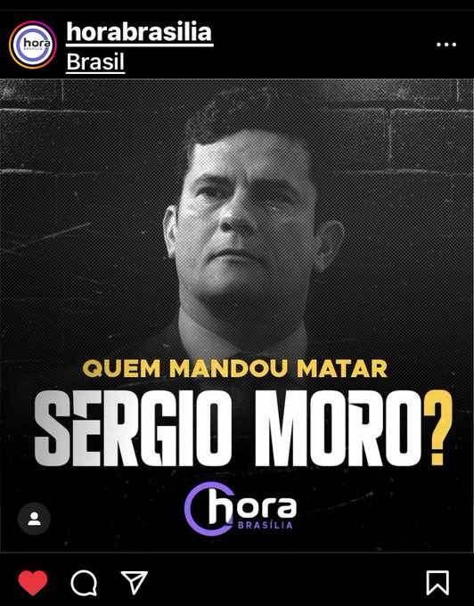 PadraoAlexandre's tweet photo. Só pode ser alguém que tenha ligações cabulosas com o PCC, com muito ódio, que só pensa em se vingar e “F@D3R” o Sérgio Moro … https://t.co/4Zzu7S3UQ7