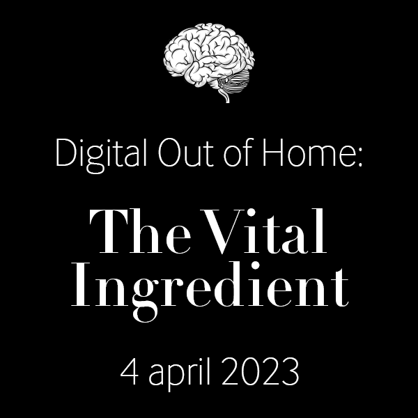 #DOOH bouwt aan merken en dit levert waarde op die veel verder gaat dan alleen de fysieke vorm. Wil jij meer weten over deze essentiële rol? Dan nodigen we je graag uit voor de presentatie binnen neuro wetenschappelijk onderzoek!
 
Stuur een mailtje aan events@oceanoutdoor.nl