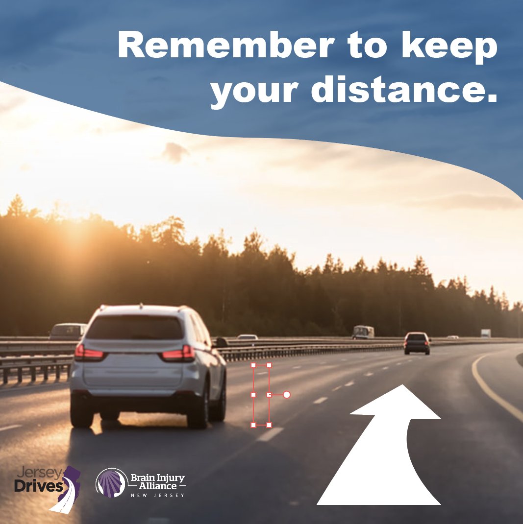 JerseyDrives's tweet photo. Everyone needs space, especially on the roads. Keep a safe following distance of 3 seconds between you and the car in front. #safefollowingdistance #drivesafely #JerseyDrives https://t.co/WsVaMnvmQ6