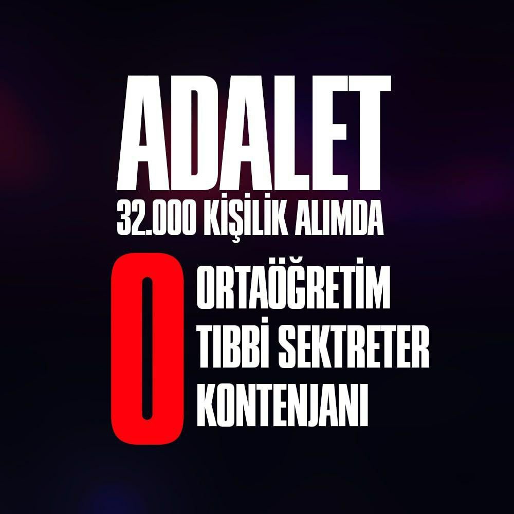 ksuleeee's tweet photo. @irgat_mustafa @tibbisekreter43 @drfahrettinkoca Her bölümden atama yapılırken 32 bin tıbbi sekreterlik atamasında Sağlık Meslek Lisesi Tıbbi Sekreterlik mezunları ikinci kez mağdur edilmeyecek.
@RTErdogan
@fuatoktay
@drfahrettinkoca 
@DrRecepAkdag
@drmehmetkoca 
@suayipbirinci
#LiseTıbbiSekKlavuzSayısıNedenSilindi https://t.co/ozLXyLffx5