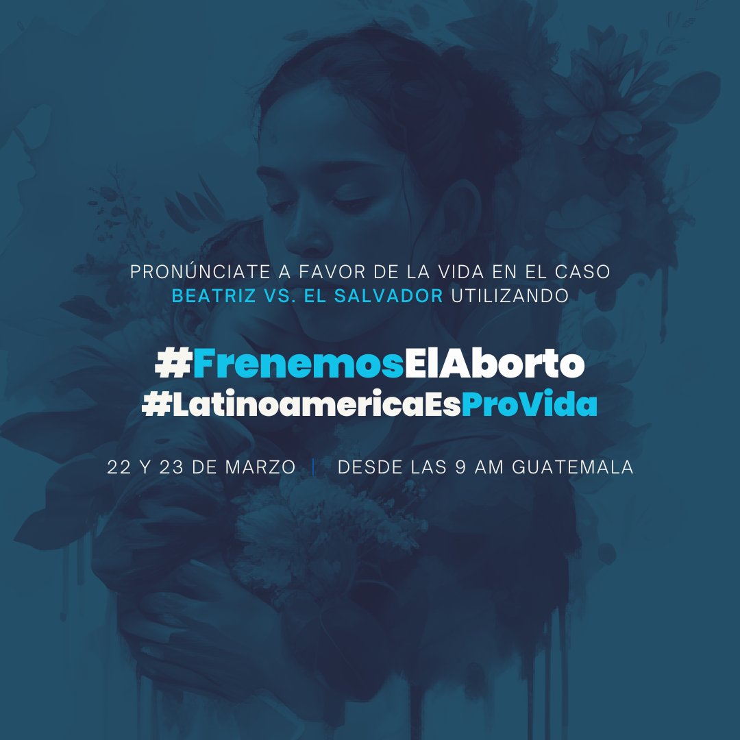 familiaimporta's tweet photo. 🔵 Sigue en vivo la audiencia del caso Beatriz vs. El Salvador. Utiliza #FrenemosElAborto y #LatinoaméricaEsProVida para alzar tu voz por la vida.

FB: https://t.co/n8vr2J6W9m
YT: https://t.co/nVpvrtvSpy https://t.co/Kwzzr8haBG