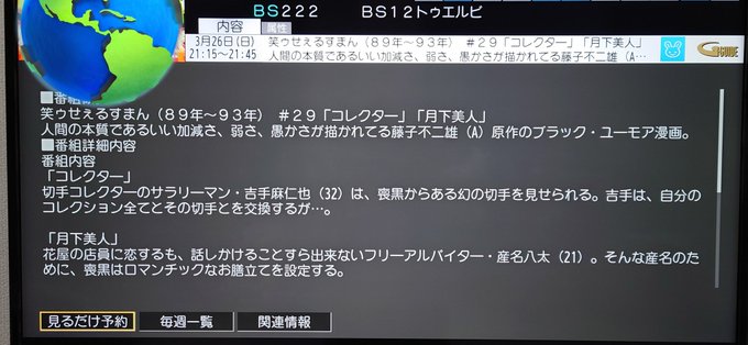 今度の笑ゥせぇるすまん、コレクターがあるやん！！速水奨さんがターゲット(お客様)の声を担当した回だってWikipedia