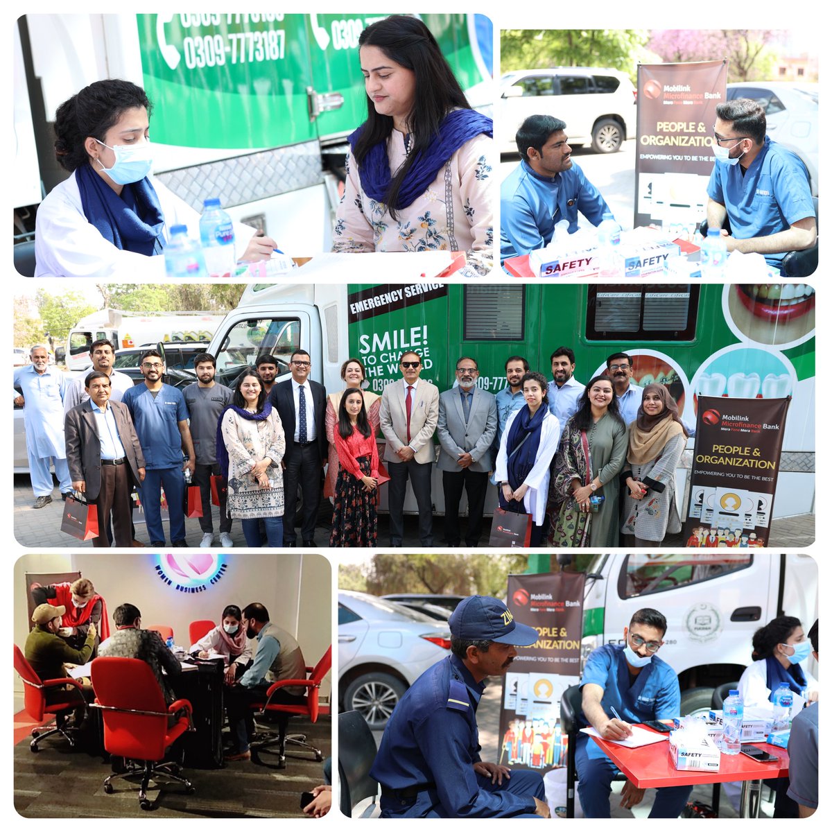 MobilinkBank's tweet photo. Our people, our priority!
Ever committed to the well-being of the #MMBL family, a dental camp was organized at Mobilink Bank's HO in collaboration with Fauji Foundation Hospital to offer free consultancy and other dental services.
#MMBLDost #VEON #WIN #PeopleandOrganization https://t.co/VBZ9F4LKqy