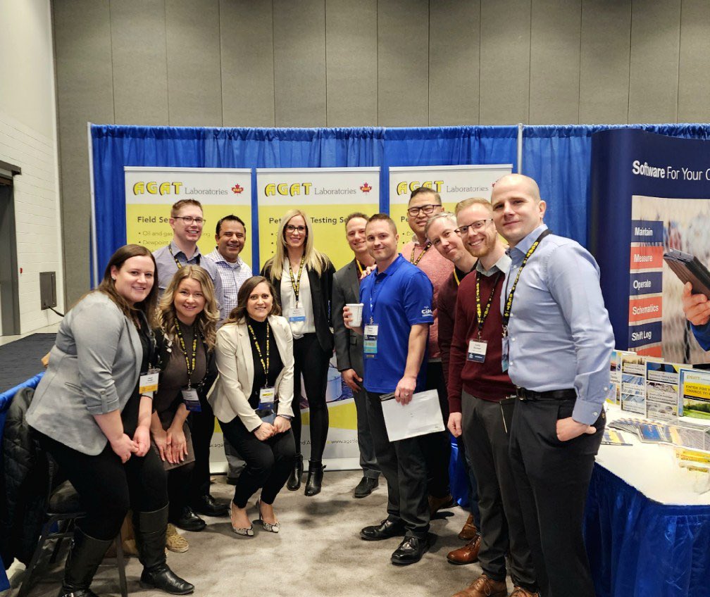 MarissaReckmann's tweet photo. @AGATLabs team at the Canadian School Hydrocarbon Measurement conference this week. Happy to spend time together while exploring updates in the measurement field. https://t.co/dny7gZIQL1