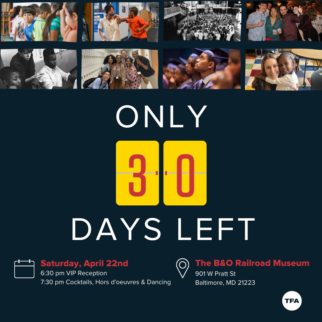 30 day countdown begins! Have you registered to be in the room for the 30th Anniversary Celebration? If not, what are you waiting for? Click the link to make sure you don't miss out. bit.ly/3yMrdwS