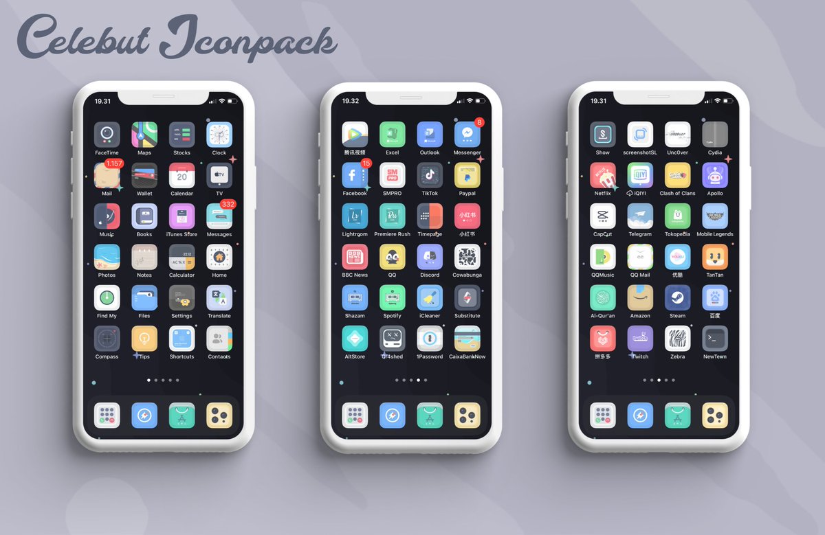 oxtfdsgn's tweet photo. Candy 😅
iOS 15.7 #NonJB with #cowabunga
Template by @GalerVodgals
Wallpaper by @_Kennyroo https://t.co/0FQzv7KkkP