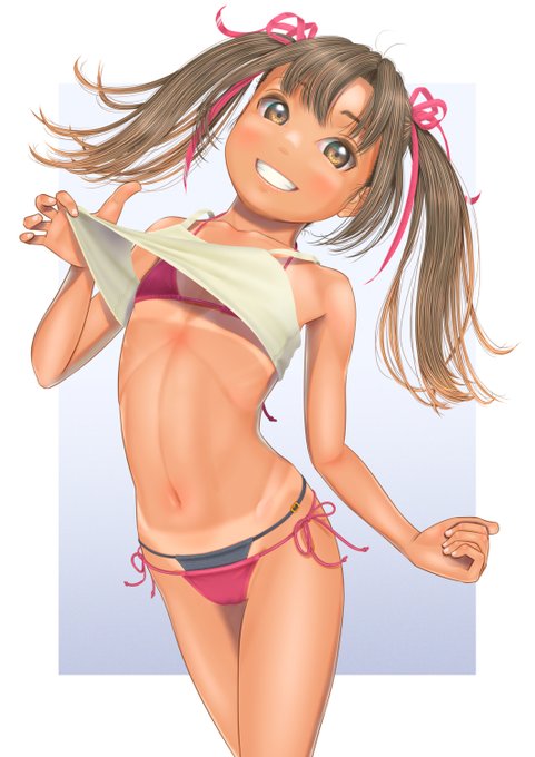 水着絵を描いてるであります。

#三億アカウントの中から私を発掘してください 