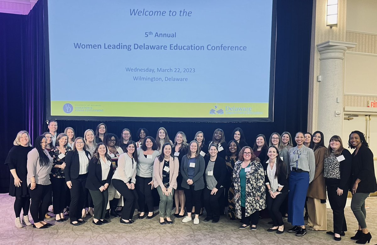 @AppoSchools well represented at #WomenLeadDE @UD_DASL @DEDeptofEd