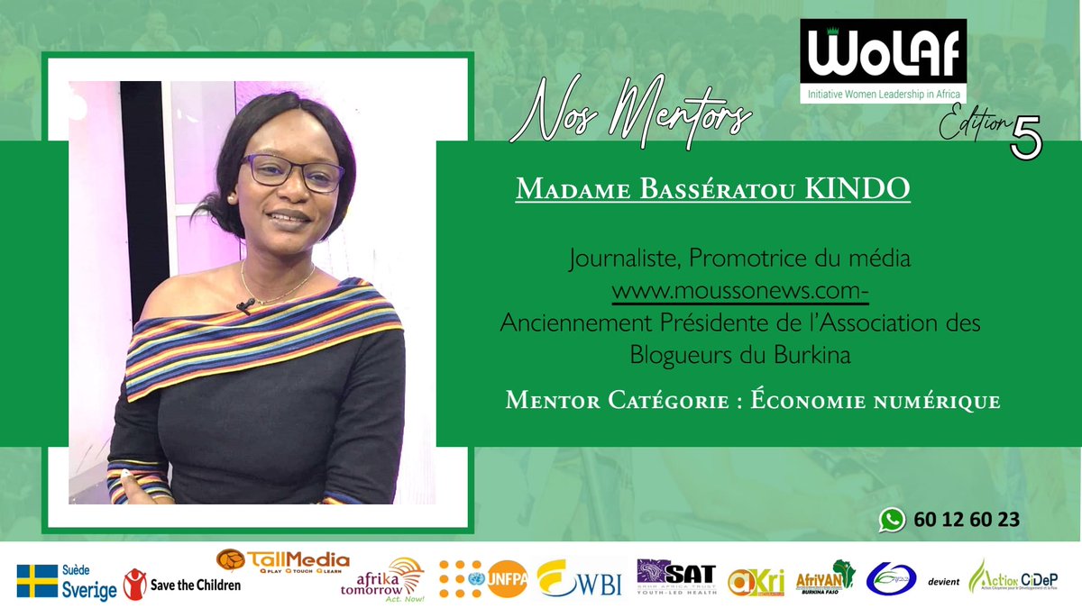 KindoB's tweet photo. #Wolaf | honorée pour être encore utile aux jeunes filles.
#Communication #Digitale #empoweringwomen #mentorship #Burkina #lwili #tl226 https://t.co/lunhX3ysD1