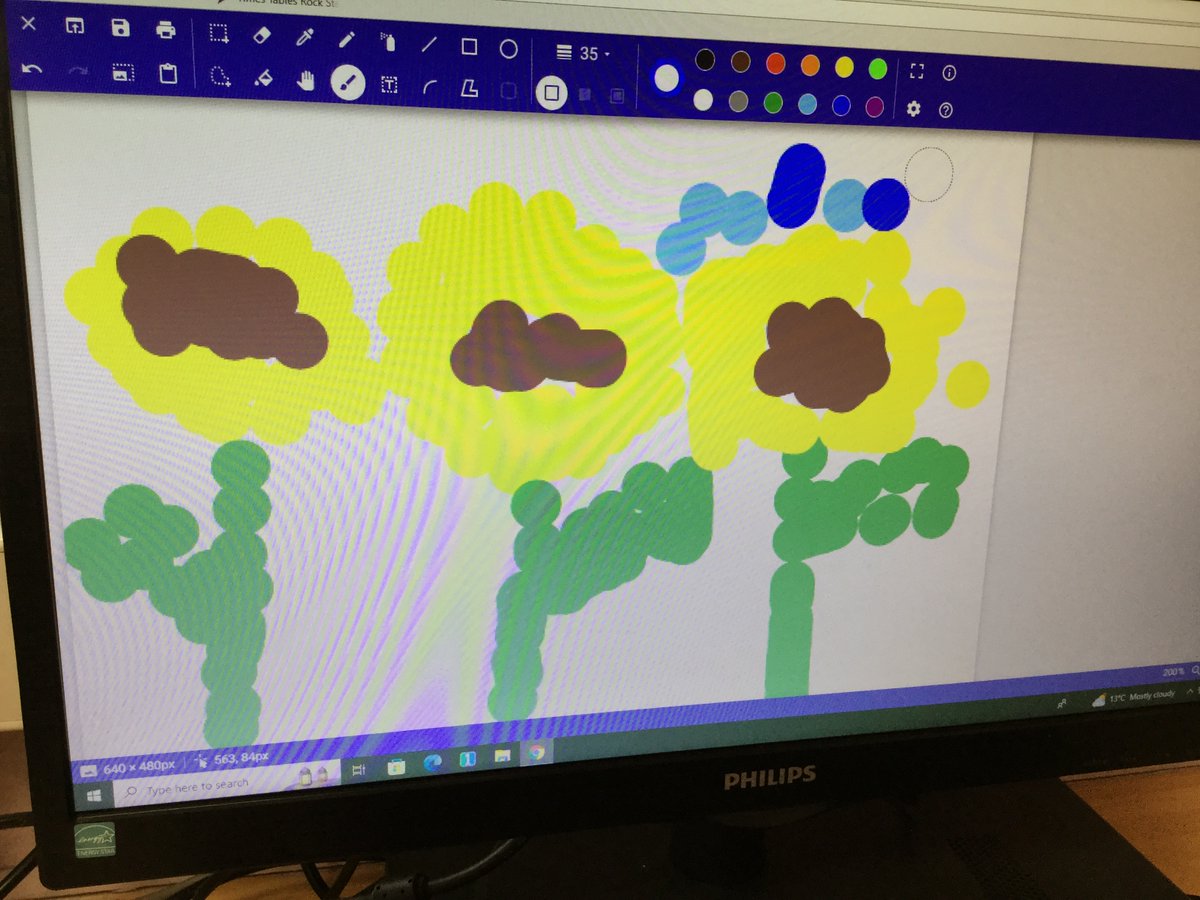 SPA_DY4's tweet image. Year One have created some beautiful digital artwork as part of their Computing unit - Digital Painting. They altered the brush sizes and made appropriate colour choices. @TC_ComputingHub @ArtsConnectWM @Artsmarkaward