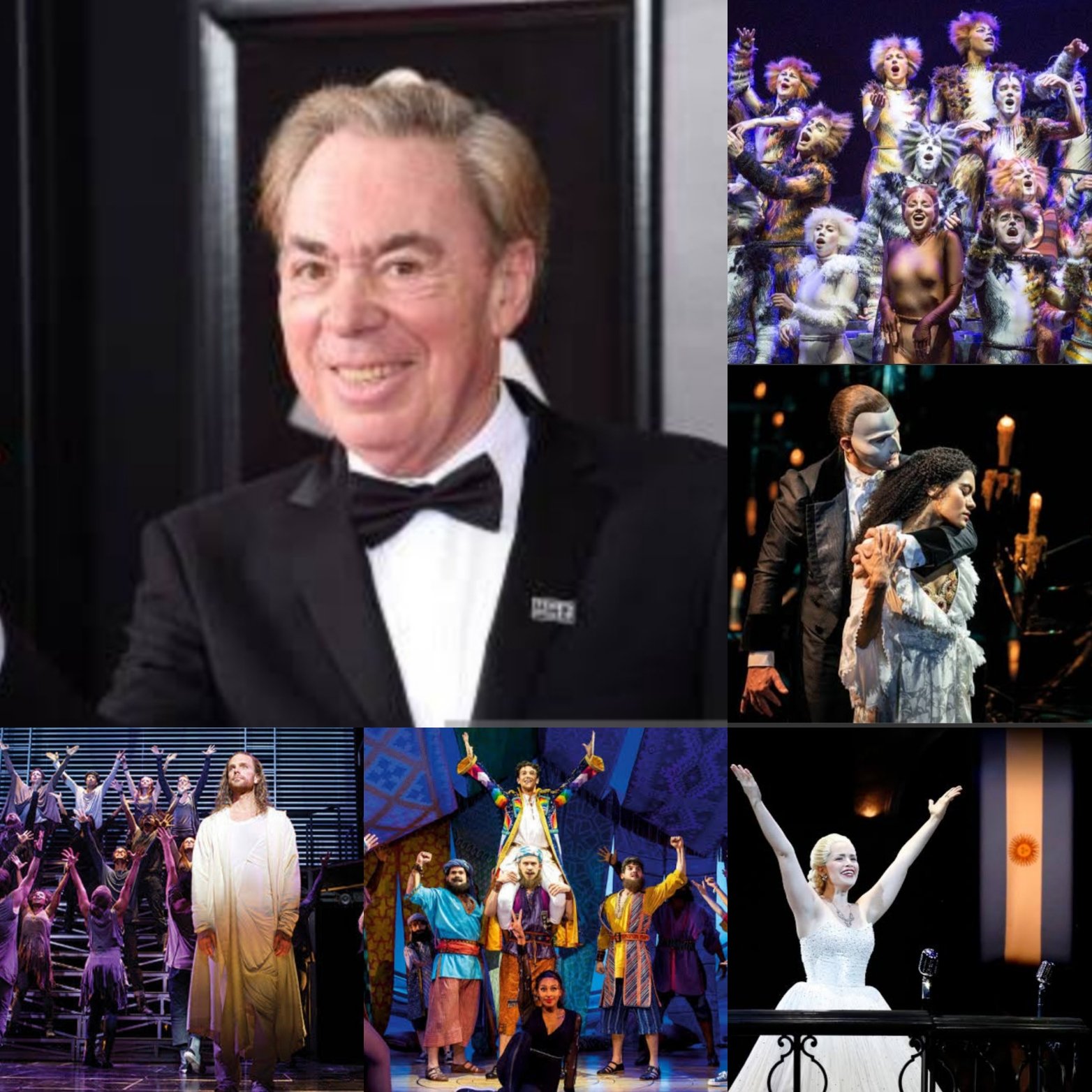 Happy birthday to Sir Andrew Lloyd Webber thank you for such amazing musicals 