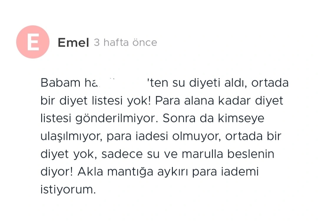 Uzak durmalısınız:
👉İsmi olan diyetler (su diyeti, taş devri diyeti, kan gurubu diyeti) 
👉 Kısa sürede kilo verme vaadi olan diyetler (1 haftada - 5 kg garantili diyet)
👉Diyetisyen tarafından hazırlanmamış diyetler ( doktor, koç, güzellik uzmanı gibi)
👉Zayıflama çayları