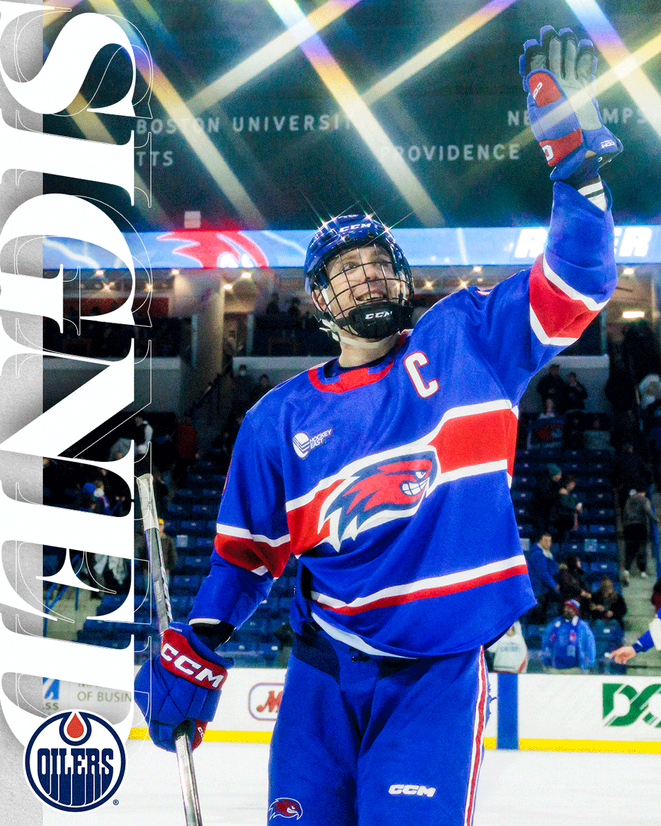 Edmonton, you’re getting a good one 🫡

Congratulations to Carl Berglund on inking a two-year, entry-level deal with the <a href="/EdmontonOilers/">Edmonton Oilers</a>!

🔗: bit.ly/42ABZUW

#UnitedInBlue | #HockeyEast