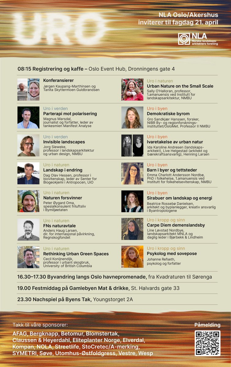 Norske landskapsarkitekters forening, NLA tweet media