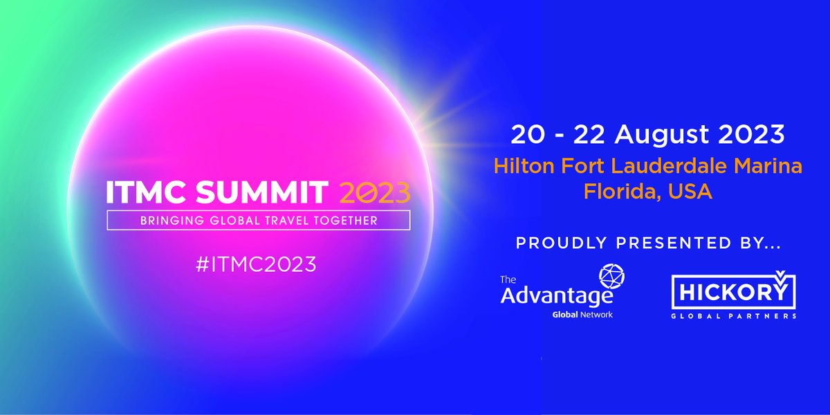 #Reasonstoattend
Welcome to ITMC SUMMIT 2023
🌟What can I expect from the content at the ITMC Summit?🌟
 itmcsummit.com/about-us/reaso…

Global TMCs & Travel Agencies Registration
ow.ly/iZOn50Nohjl

#travelagencys #traveladvisors #hickoryglobalpartners #Advantageglobalnetwork