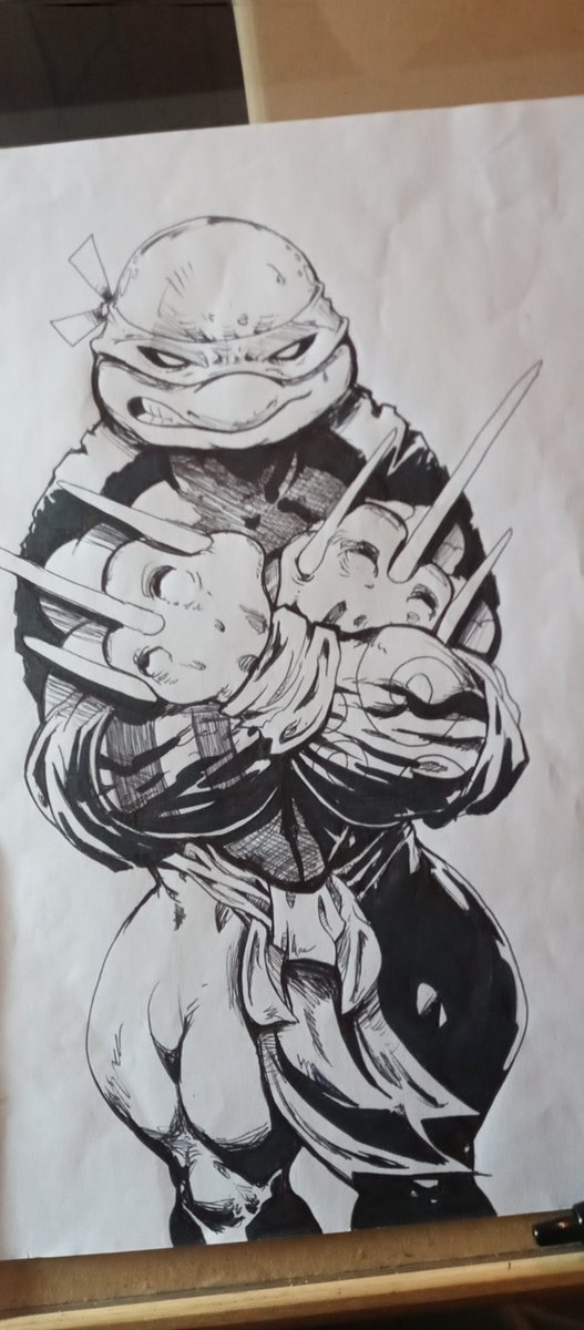 TSUBADESIGNS's tweet photo. A couple of pen sketches I had laying around Raphael, trap jaw, and some cat girl I made up....
#samples #sketches #drawing https://t.co/yf8QDPvqUq