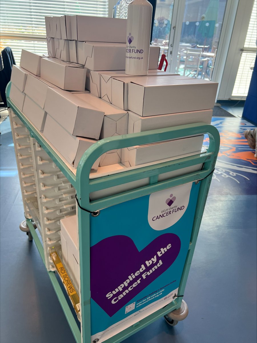 UCLHCancerFund's tweet photo. The health and wellbeing of @uclh staff is important to us💜

That's why this #WorldWaterDay, we visited the hardworking staff at the UCLH Cancer Centre and gifted them water bottles, so they can stay hydrated while delivering compassionate, vital care to patients with #cancer. https://t.co/fUUWnoj2tI