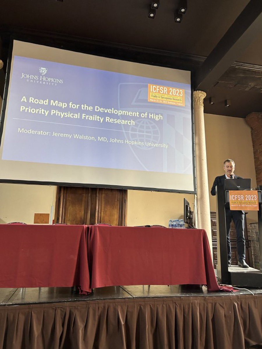 ICFSRcongress (@icfsrcongress) on Twitter photo <a href="/FrailtyScience/">Johns Hopkins Frailty Science #FrailtyFighter</a> #FrailtyFighter <a href="/JeremyWalstonMD/">Jeremy Walston MD</a> kicking off Symposium 1 A Road Map for the development of High Priority Physical Frailty Research <a href="/FrailtyScience/">Johns Hopkins Frailty Science #FrailtyFighter</a> #FrailtyFighter <a href="/JeremyWalstonMD/">Jeremy Walston MD</a> kicking off Symposium 1 A Road Map for the development of High Priority Physical Frailty Research