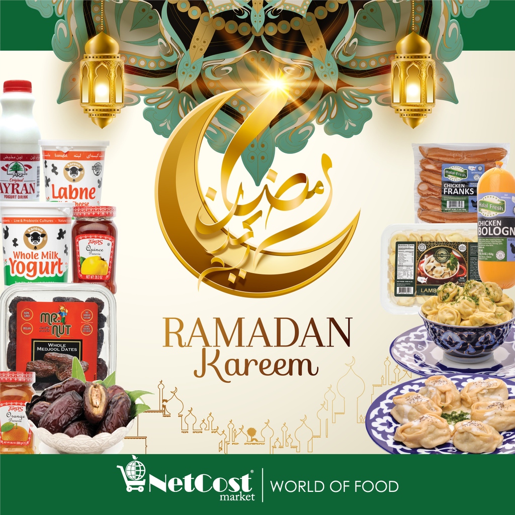 netcostmarket's tweet photo. Ramadan Kareem to all who observe the Holy Month.
NetCost Market offers a great selection of halal foods and ingredients, so that you can break your fasting with delicious and permissible meals.
Please visit your local NetCost Market store or shop online!
https://t.co/FxLe5AQtWE https://t.co/SDRbpdUF6R
