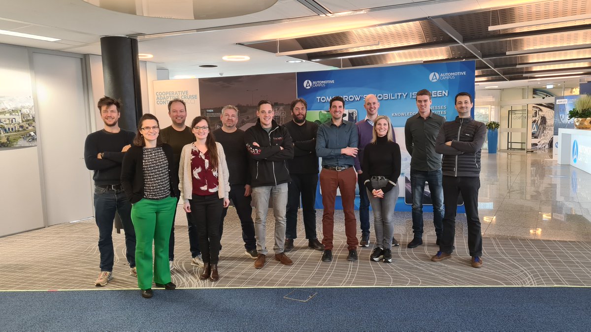 cRoadsAntHel's tweet photo. Yesterday, our #CRoads consortium gathered together at the @AutomotiveCampus in #Helmond, where we discussed our #CITS pilots #Antwerp/#Helmond, the back-end and front-end technologies, and also test drove the #IntelligentSpeedAdaptation #ISA system! https://t.co/KDOXS534ZG