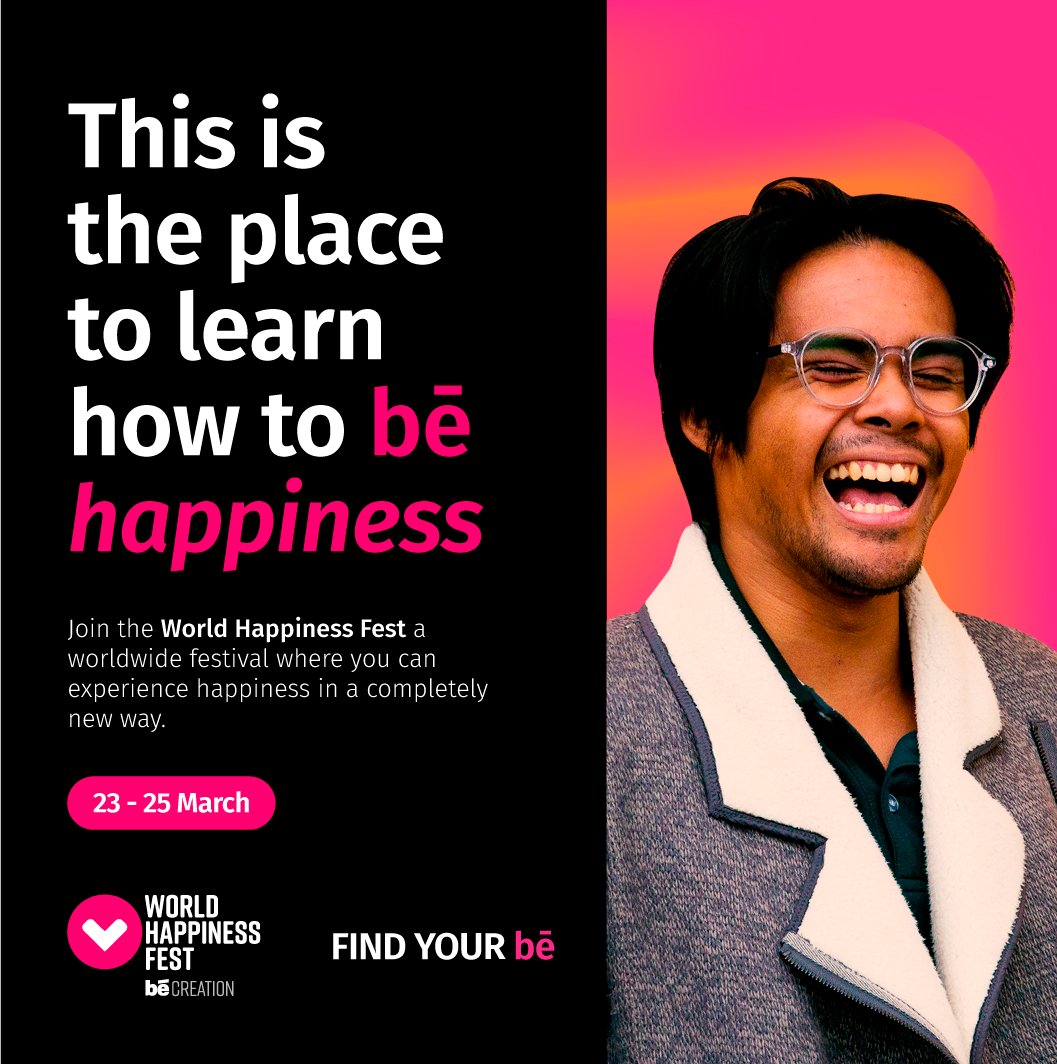 happiness_fest's tweet photo. At World Happiness Fest 2023, be ready to create memories you'll cherish for years! Experience satisfaction and contentment as you reflect on all the positive moments that make up a well-lived life. 🍃

REGISTER HERE 👇
 https://t.co/8iArzA9Xd1 https://t.co/ugDOgsN9EX