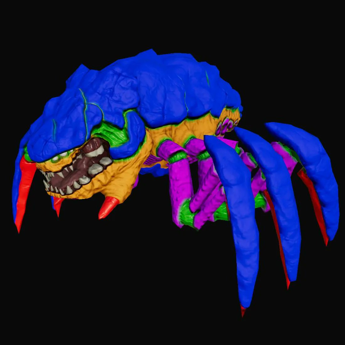LazyFriday_S's tweet photo. Starting on the re-work of the alien textures.    - Tim

#gamedesign #gamedev #d #unity #game #gamedevelopment #gameart #gaming #indiedev #art #indiegamedev #videogames #indiegames #gamedeveloper  #madewithunity #blender #design #characterdesign #conceptart https://t.co/v7gu1gZwdD