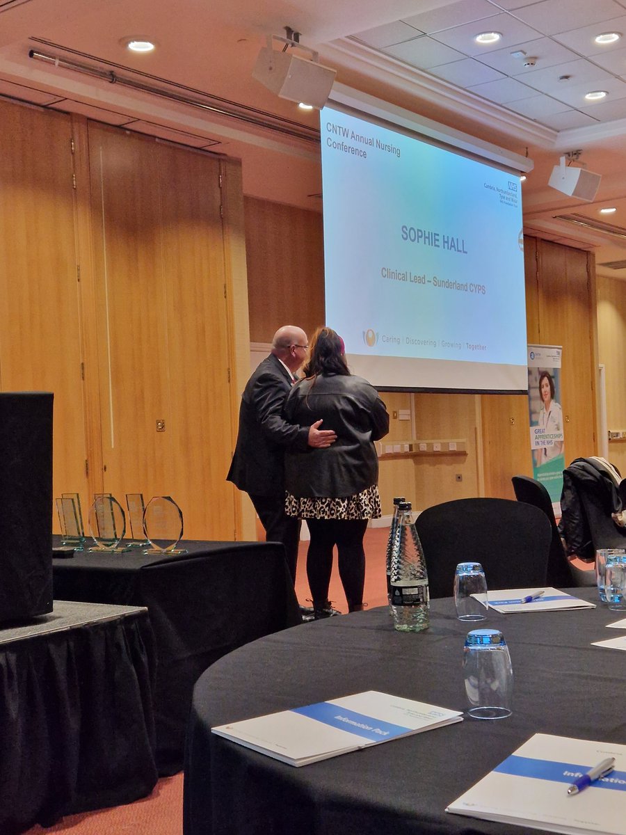DistonMrs's tweet photo. Very proud of Sophie, one of our brilliant clinical leads also winning the Gary OHare nursing ward at today's nursing conference 👏  I work with some inspirational nurses @CNTWNHS https://t.co/9Y9Mav49vY