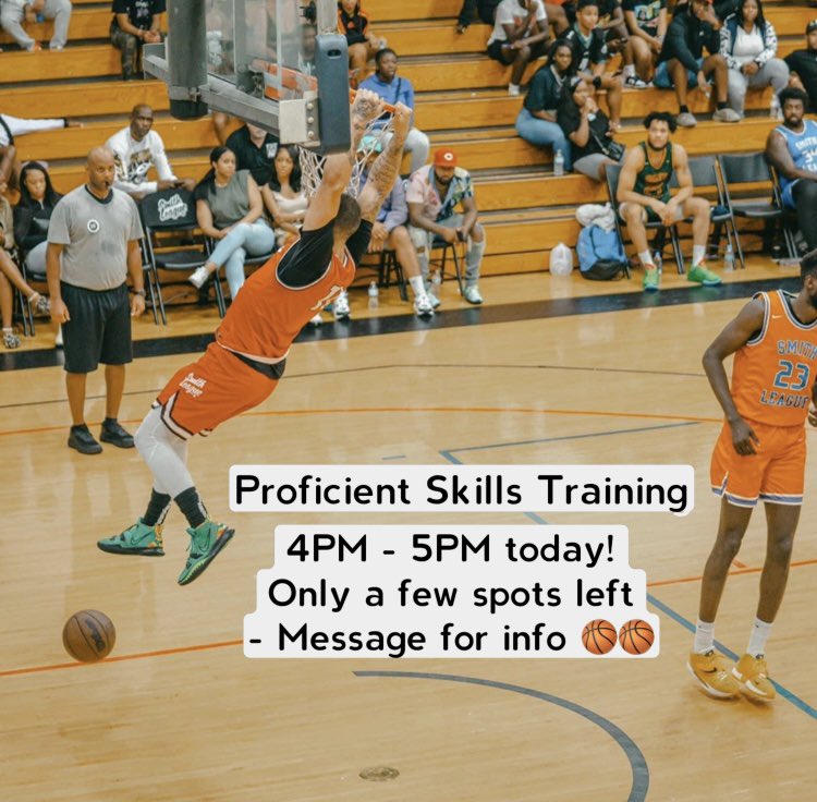 CoachBrangers55's tweet photo. There’s a few spots left for the 4-5PM session today! Message me if interested in working out today. Let’s organize this accordingly. 🏀🏀🏀
The spots will fill up fast!!!
#ProficientSkillsTraining #WorkIsWork ⛹🏼♂️ https://t.co/YCcoKJM67r