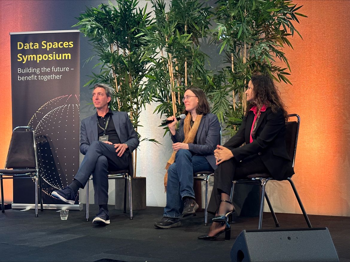 GreenDealDS's tweet image. We are excited to be present at the #DataSpaceSymposium today and discuss many different aspects related to data spaces.

Our team joined several panels to share the view of the Green Deal Data Space | GREAT Project.